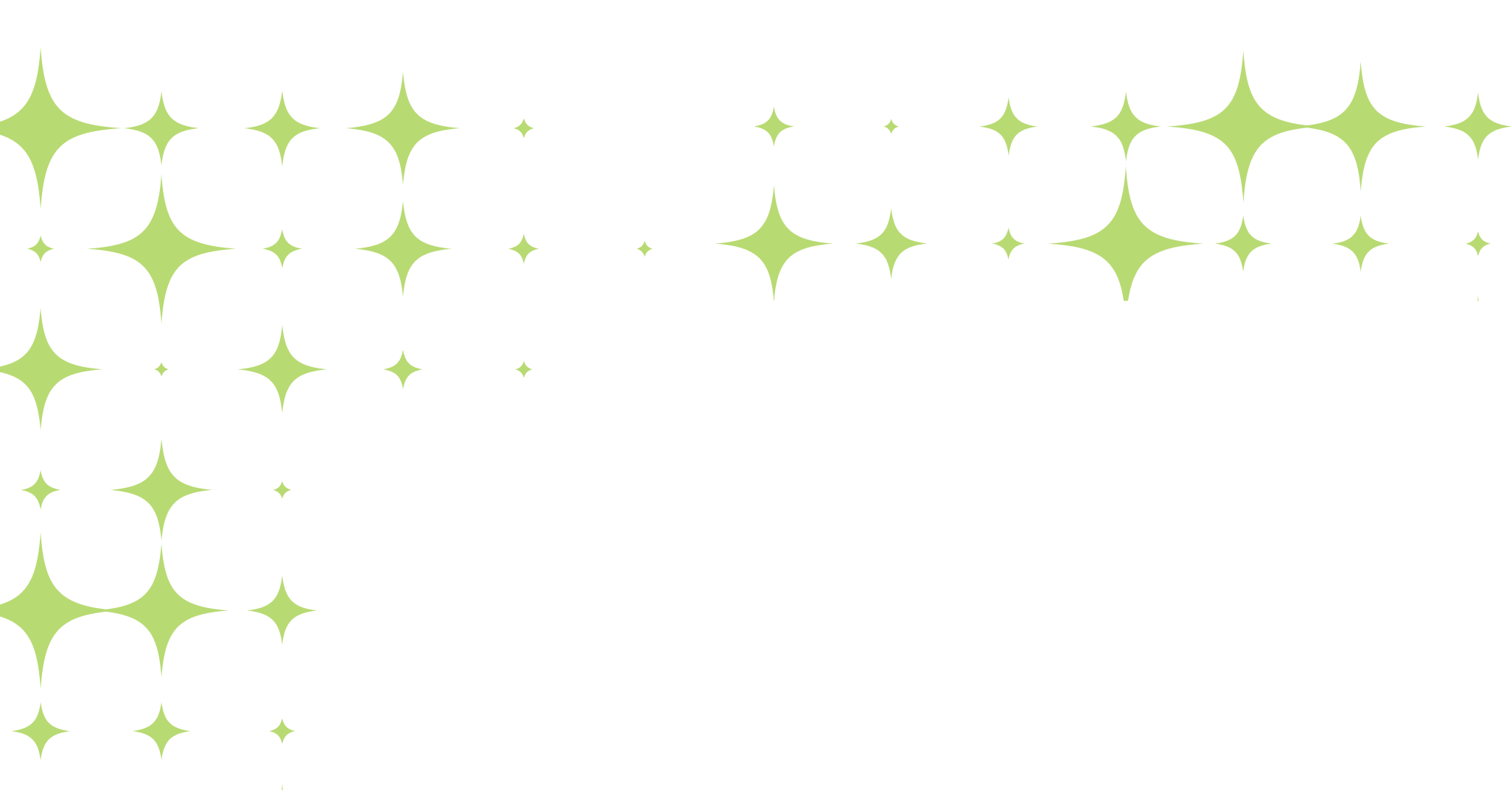 Top decorative stars